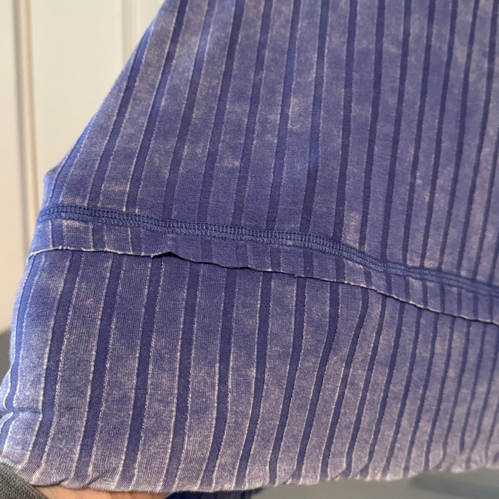 Universal Boho Soft Thread Indigo Striped Tunic - image 2